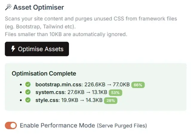 Asset Optimiser